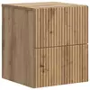 vidaXL Stenski nočni omarici Artisan hrast 33 x 34,5 x 40 cm