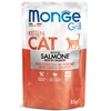 MONGE Sos za mačiće sa lososom u želeu Grill Kitten grain free 85g