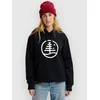 Burton Family Tree moški pulover s kapuco true black