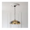 Endon 112193 - Luster na lancu Tiffany SULLIVAN 3xE27/60W/230V prečnik 57 cm