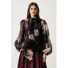 Retrofete bluza ženska svilena Peregrine