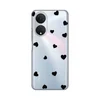 TELEMPIRE Silikonska maska Print Skin za Honor X7 Hearts providna
