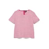VERO MODA Majica VMABBY fuksija/bela