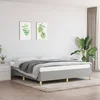 Okvir za krevet s oprugom svjetlosivi 160 x 200 cm od tkanine