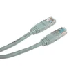 LAN kabel UTP patchcord, Cat.6, RJ45 moški - RJ45 moški, 5 m, neekraniran, siv, varčen