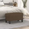 Klupa smeđa 70 x 35 x 41 cm od tkanine