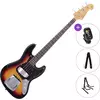 SX SJB62C+ SET 3-Tone Sunburst Električna bas kitara