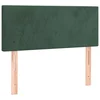 Vidaxl vidaXL Vzglavje postelje temno zeleno 80x5x78/88 cm žamet