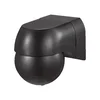 Senzor pokreta PIR 180° 400W/230V IP44 crni