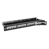 Techly I-KS PP-24-DEN Patch panel z 24 UTP keystone priključki z 4 odstranljivimi sekcijami po 6 priključkov