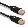 Qoltec DisplayPort v2.1 moški kabel | DisplayPort v2.1 moški | 8K | 80G | 0,5 m