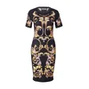 Versace Jeans Couture Obleka rumena/roza/črna