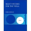 KREUZ:SELECT STUDIES FOR THE VIOLA BOOK 1