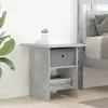 vidaXL Nočna omarica Betonsko siva 41 x 40 x 45 cm Konstruiran les