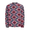 JACK & JONES Pulover JORSEBASTIAN kremna/svetlo modra/rjava/temno rdeča