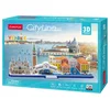 shumee Cubic Fun Puzzle 3D mestna linija Benetke cubicfun 126 kosov MC269h
