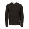 Only & Sons Pulover ONSKICKER temno rjava