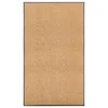 Vidaxl Pralni predpražnik krem 90x150 cm