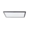 Brilliant - LED prigušiva plafonska svetiljka SORELL LED/24W/230V crna + daljinski upravljač
