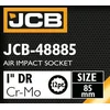 JCB Nastavna glava 1 85mm 12-kotna Cr-Mo ČEKA nastavno orodje