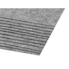 Tkanina dekorativni filc / filc 20x30 cm - (F92) siv filc (2 kosa)