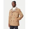 Milestone Usnjeni plašč MS Cleveland 631629 21555-1 Temno bež Regular Fit