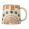 Zelena/rjava lončena skodelica 515 ml Shama – Bloomingville