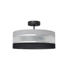 Luster na šipci HELEN 3xE27/15W/230V crna/siva/sjajni hrom