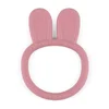 PETITE&MARS Silikonsko grizalo Bunny Dusty Rose 0m+