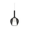 Ideal Lux - Luster na sajli KALIQUE 1xE27/42W/230V prečnik 18 cm dimljeno crna