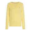 Tommy Hilfiger Pulover WW0WW40098 Svetlo rumena Regular Fit