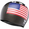 Tyr latex swim cap usa črna