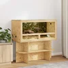 vidaXL Terarij Rjava 50 x 100 x 50 cm OSB