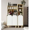 HANAH HOME Višenamenska polica Parma 3 Sapphire Hrast White