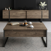 HANAH HOME Set za dnevnu sobu Luxe Set Walnut Black