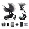 KINDERKRAFT kolica prime 2 3u1 mink pro shadow grey