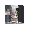 HANAH HOME Polica za kafu Benco Black White