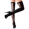 Cottelli Thigh-High Stockings with Wide Net Lacing Seam 2540827 Black L/XL