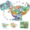 shumee 295-DELNA SESTAVANKA - SVET DINOZAVROV, DINOZAVRJI + 3D KARTICE