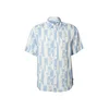 INDICODE JEANS Srajca Blocks svetlo modra/off-bela