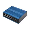 Industrial 4+1-Port Gigabit Ethernet PoE Switch Unmanaged, 4 RJ45 Ports 10/100/1000 Mbits