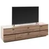 NISKA KOMODA 195/55/50 cm antracit, boja hrasta
