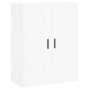 MAISON CHIC Stenska omarica - Zidna omarica bela 69,5x34x90 cm inženirski les iu1220, (22062699)