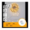 Aigostar - LED spoljni božićni lanac 100xLED/8 funkcija 3xAA 10,3m IP44 topla bela