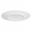 Galicja Okrogel bel krožnik 25 cm Bianco