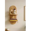 HANAH HOME Dekorativna zidna polica Artmtkwll2 Hrast