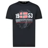 Geographical Norway Muška majica Japigal db 254, Crna