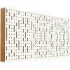 Mega Acoustic FiberPRO120 Binary Bean White/Light Brown Absorbent leseni panel