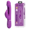 Pretty Love Kampas Twinkled Tenderness 3in1 Licking Rabbit Vibrator Purple