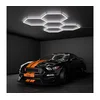 LED stropno svetlo LED/240W/85-265V 4000K 298x209 cm CRI 90 IP54 belo